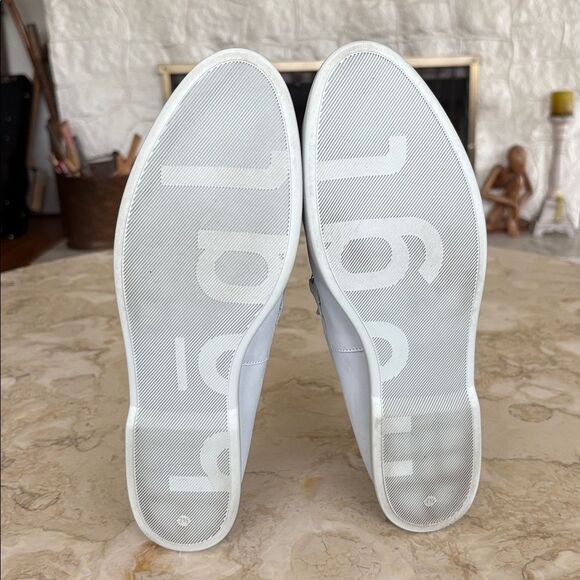 Hogl Light Blue Leather Horsebit Loafers - Picture 13 of 16